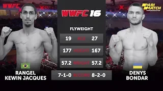 DENYS BONDAR - KEWIN JACQUES RANGEL: Title fight WWFC 16