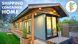 40ft Shipping Container Converted into Amazing Tiny House - Full Tour