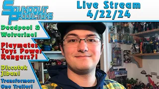 Soundout12 Live 4/22/24: Playmates Toys Power Rangers? Deadpool & Wolverine! Transformers One! Jiban