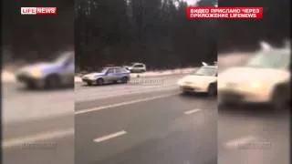 Участником смертельной аварии под Москвой с 7 авто оказался полицейский