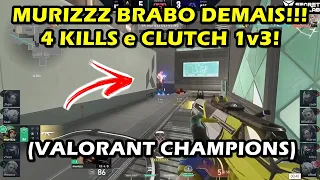 "É VC MURIZZZ?" 4K ELIMINAÇÕES CLUTCH 1x3 #VALORANTChampions #valorantbr #clipvalorant #valorant