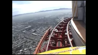 High Roller Roller Coaster POV Stratosphere Tower Las Vegas Closed