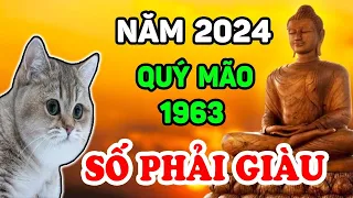 Tử Vi Tuổi Quý Mão 1963 Năm 2024: Trời Bắt Phải Giàu, Nhận Mưa Tiền Tỷ, GIàu Hơn Triệu Người | LPTV