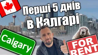 Перші П'ять Днів в Калгарі. Пошук Житла.