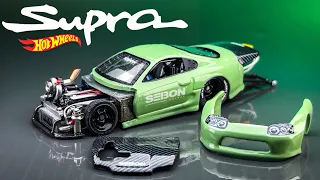 Toyota Supra JDM Drag Hot Wheels Custom