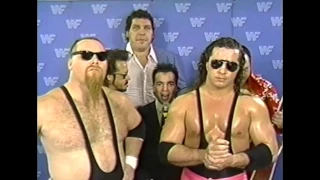 Andre The Giant, The Hart Foundation, Honky Tonk Man & Jimmy Hart