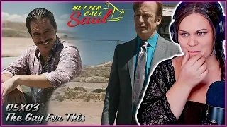 Better Call Saul 05X03 REACTION!  'The Guy for This' [FIRST TIME WATCHING]