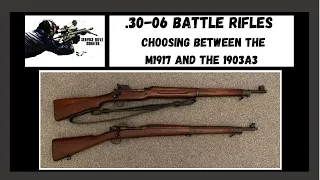 .30-06 battle rifles 1903A3 vs Model 1917 (M17)
