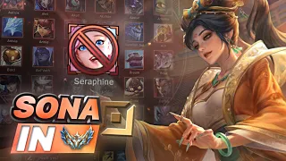 THEY BANNED MY SERAPHINE SO I WENT SONA ADC..