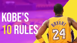 Rules From Kobe Bryant That Will CHANGE Your Life