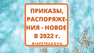 Распорядительные документы: приказы, распоряжения - много юридических тонкостей, оформление