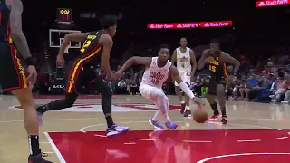 Donovan Mitchell made cleveland fans get out of his seat after Insane Poster Dunk vs Hawks