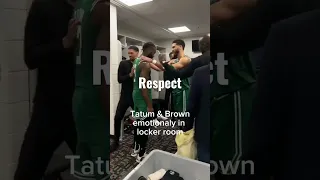 TATUM & BROWN  unexpected lossing in game 7 and they emotionaly talking in locker room #shortsvideo