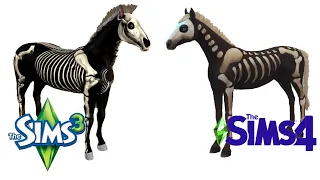 ◆ Create a Horse ◆ Sims 4 vs Sims 3