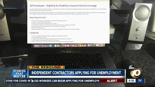 Independent contractors applying for unemployment