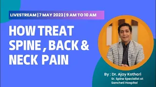 How to treat Back and Neck Pain !