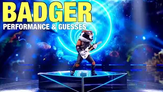 The Masked Singer Badger: Semi Finals, Performance & Guesses (Episode 7)