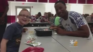 FSU Player Dines With Autistic Boy
