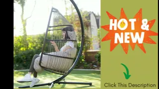 Making of Beautiful Swing Chair in Factory-Hanging Egg Chair Review