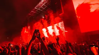 Travis Scott - AYE Live - Utopia tour Rome, Italy (INSANE MOMENT) 4K HDR