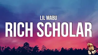 Lil Mabu - RICH SCHOLAR (Lyrics) "the post capping, we still doing Greek and Latin"