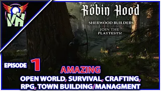 AMAZING GAME | ROBIN HOOD SHERWOOD BUILDERS PLAY TEST | With VanHam Episode 1