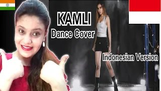 Indian Reacts to Kamli Cover Dance Parody Versi Indonesia || Vina Fan || Bear My Reaction 🐻