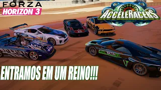 HOT WHEELS ACCELERACERS NO FORZA! - Fomos p Reino Aquático! - Forza Horizon 3