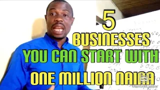 5 lucrative business ideas you can start with one million naira 2023.