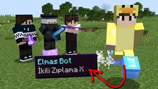 Minecraft Manhunt ama Ben Sınırsız İKİLİ ZIPLAMA Yapabiliyorum...