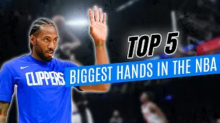 Top 5 Biggest Hands In The NBA - LARGEST HANDS IN BASKETBALL HISTORY!!!