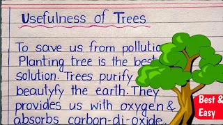 Usefulness of Trees 🌳 | Trees are our best friend Essay in English |