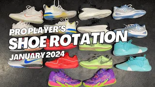 What’s in my bag? Pro player’s hoop shoe rotation!