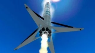 Ракета Falcon 9 успешно приземлилась обратно на землю.