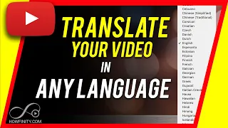 How to Translate a Youtube Video in ANY Language