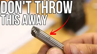 How I Reuse Broken Endmills In My Workshop - Don't Throw Them Away