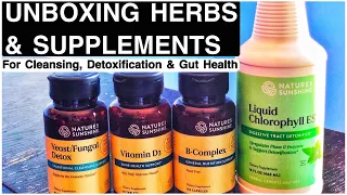 Unboxing Herbs & Supplements For Cleansing, Detoxification, & Gut Health