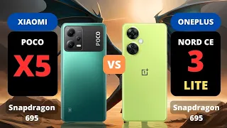 Xiaomi Poco X5 5G vs OnePlus Nord CE 3 Lite 5G | PHONE COMPARISON