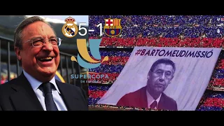 Полный обзор Real Madrid - Barcelona 5-1 (13.08.17;16.08.17)  Обзор матча HD за 8 мин.