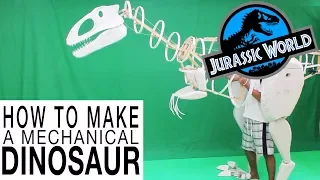 My new fully functional mechanical dinosaur costume video