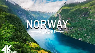 FLYING OVER NORWAY (4K UHD) - Relaxing Music Along With Beautiful Nature Videos - 4K Video HD