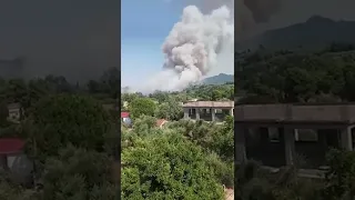 Μεγάλη φωτιά στα Κρέστενα