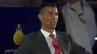 Cristiano Ronaldo talking about his son and how he trains him