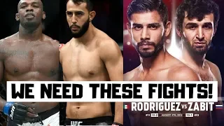 Fights To Make After UFC on ESPN 6 Boston - Reyes vs Weidman