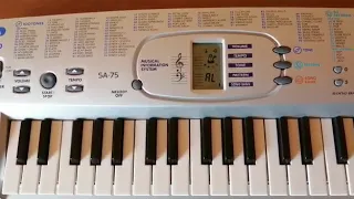 Синтезатор CASIO SA-75