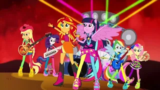 Welcome to the Show but only the Rainbooms / Mane Seven (My Little Pony Equestria Girls OST)