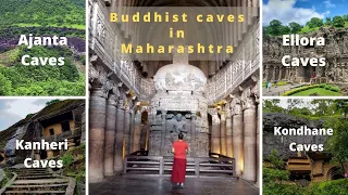 Ajanta Caves, Ellora caves, buddhist caves in Maharashtra, India