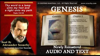 1 | Book of Genesis | Read by Alexander Scourby | AUDIO & TEXT | FREE  on YouTube | GOD IS LOVE!