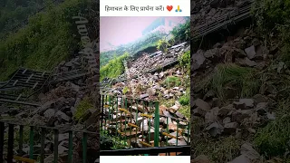 Shimla😱😰😳 after  Heavy Rainfall || #shorts #shimla #awesomeakshu