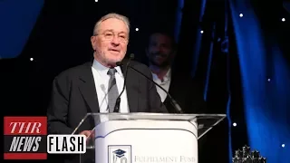 Robert De Niro Says Trump Lives in "World of Dishonesty and Greed" | THR News Flash